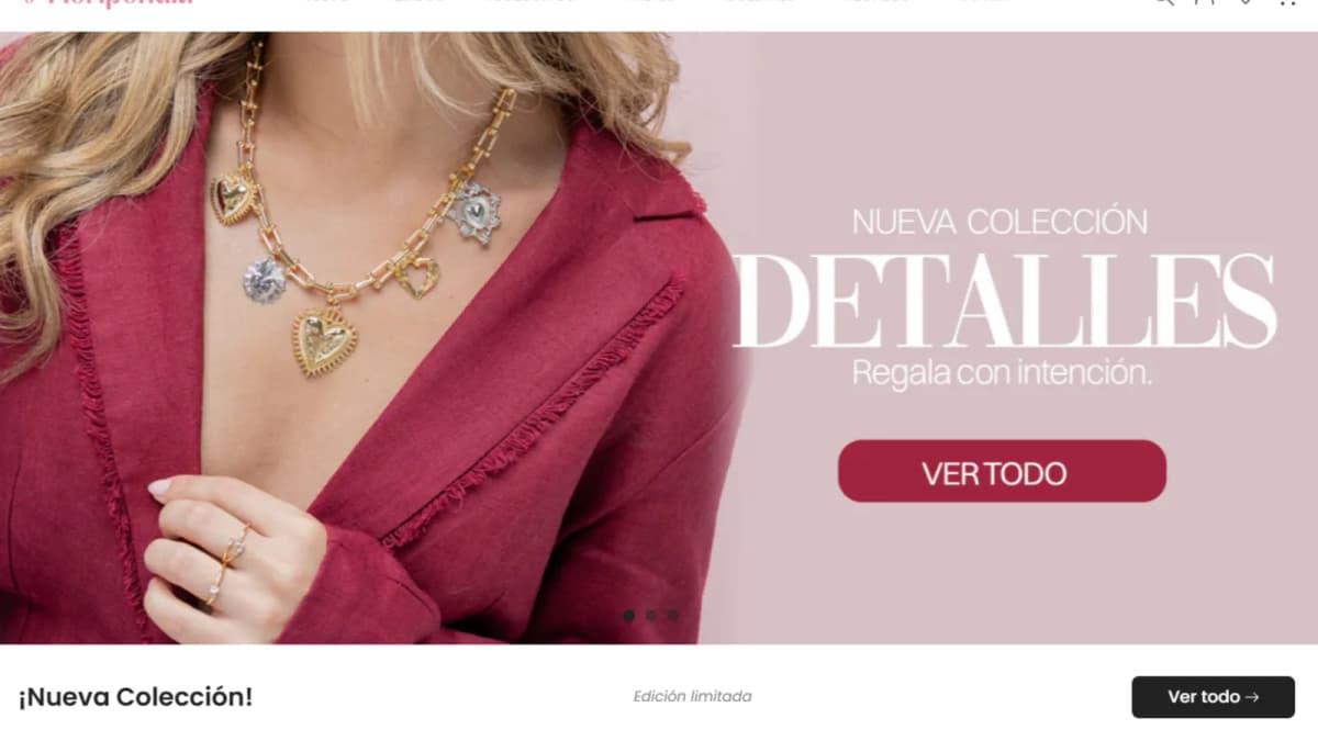 Floripondia homepage screenshot